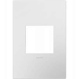 1G GLS WHT Wall Plate