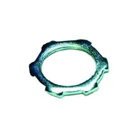 TEDDICO/BWF 131 Conduit Locknut, 3/8 in, Steel, Zinc