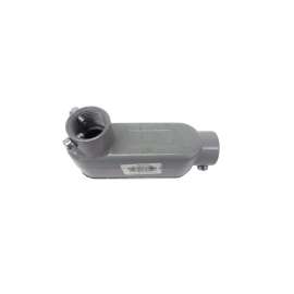 BWF 601-CGV Conduit Body, 3/4 in Hub, Threaded, Aluminum, Gray