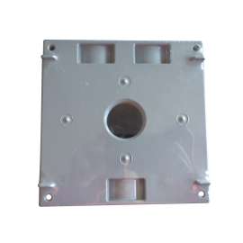 Orbit 2B75 2B75-4 Weatherproof Box, 4-9/16 in W, 2 in D, 4-1/2 in H, 2 -Knockout, Screw Mounting, NEMA 3R, Gray