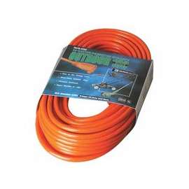 Vinyl Extension Cord, 100 ft, 1 Outlet