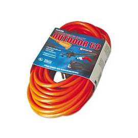 Vinyl Extension Cord, 50 ft, 1 Outlet