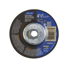 NORTON 66252843609 Grinding Wheel, 4-1/2 in Dia, 1/8 in Thick, 5/8-11 in Arbor, 24 Grit, Extra Coarse