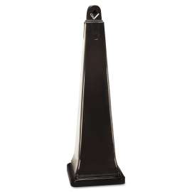 GroundsKeeper Cigarette Waste Collector, Pyramid, 1 gal, Plastic/Steel, Brown