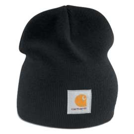 OSFA BLK Mens Knit Hat