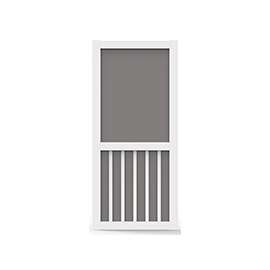 SCREEN TIGHT 5BAR32HD Screen Door, 32 in W, 80 in H, White