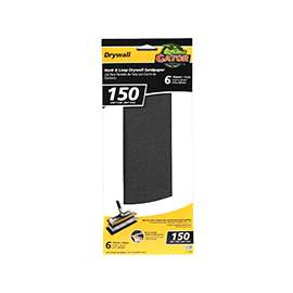 Gator 7159 Sandpaper, 10-1/2 in L, 4-1/2 in W, 150 Grit, Fine, Silicone Carbide Abrasive