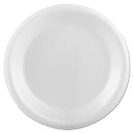 Foam Dinnerware, Plate, 9", White