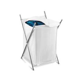 Honey-Can-Do HMP-01126 Folding Hamper, Poly Cotton Bag
