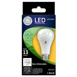 GE 12W SW A21 LED Bulb