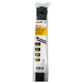 10PK 40" BLK HD Tie