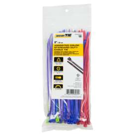 100PK 8" STD Tie ASSTD