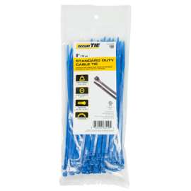 100PK 8" BLU STD Tie