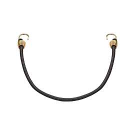 ProSource FH64084-1 Stretch Cord, 10 mm Dia, 40 in L, Polypropylene, Black, Hook End