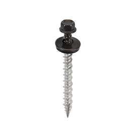 Acorn International SW-MW2BK250 Screw, #9 Thread, High-Low, Twin Lead Thread, Hex Drive, Self-Tapping, Type 17 Point