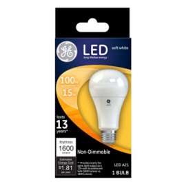 GE 15W SW A21 LED Bulb