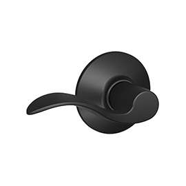 Schlage Accent Series F10ACC622 Passage Lever, Zinc, Matte