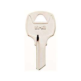 HY-KO 11010RO5 Key Blank, Brass, Nickel, For: National Cabinet Locks
