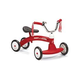 RADIO FLYER 20 Tricycle, 1 to 3 years, Steel Frame, 5-1/2 in Front Wheel, Red
