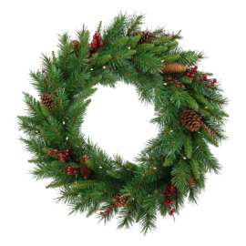 HW 24" Berry Art Wreath