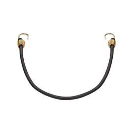 ProSource FH64085-1 Stretch Cord, 10 mm Dia, 48 in L, Polypropylene, Black, Hook End