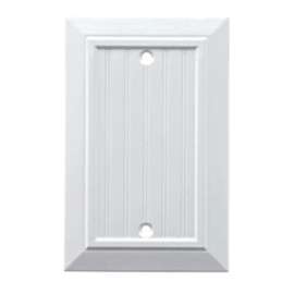 WHT Bead SGL BLNK Plate
