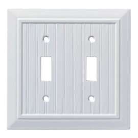 WHT Bead DBL Swit Plate