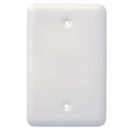 WHT Stam SGL BLNK Plate