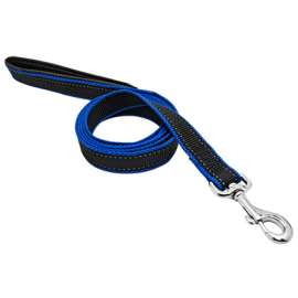 PE 3/4x6 BLK/BLU Leash