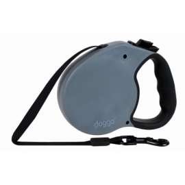 16'GRY MED Retrac Leash