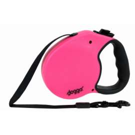 13' PNK LG Retrac Leash