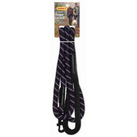 5/8x6 BLK Refl Leash