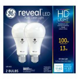GE 2PK 13W A21 Rev Bulb