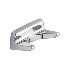 Moen Contemporary Series 2030 Robe Hook, 2-Hook, Zinc, Polished Chrome, Screw Mounting