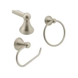 Moen Preston Series DN8433BN Bath Hardware Set, Metal, Brushed Nickel
