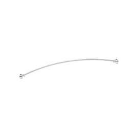 Moen DN2171CH Shower Rod, 57 to 60 in L Adjustable, 1 in Dia Rod, Stainless Steel, Chrome