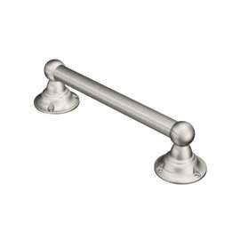 Moen LR2250DBN Designer Hand Grip, 9 in L Bar, 250 lb, Stainless Steel, Brushed Nickel