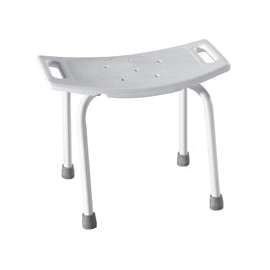Moen DN7035 Shower Seat, 250 lb, Plastic Seat, Glacier White Seat, Aluminum Frame, 20 in W, 12 in D