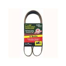 Gator 3210 Sanding Belt, 1 in W, 30 in L, 120 Grit, Fine, Aluminum Oxide Abrasive