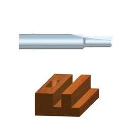 Vermont American 23102 Router Bit, 1/4 in Dia Shank, 1-Cutter, HSS