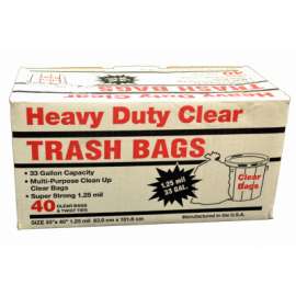 20CT 42GAL 3M CLR Bag