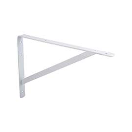 ProSource 21026PHL-PS Heavy-Duty Shelf Bracket, 550 lb/Piece, 20 in L, 13 in H, Steel, White