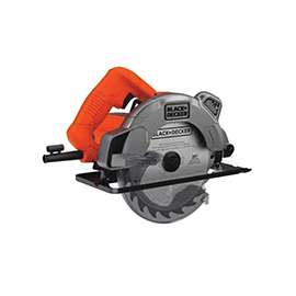Black+Decker BDECS300C Circular Saw, 13 A, 7-1/4 in Dia Blade, 0.62 in Arbor, 2-1/2 in D Cutting, 0 to 45 deg Bevel