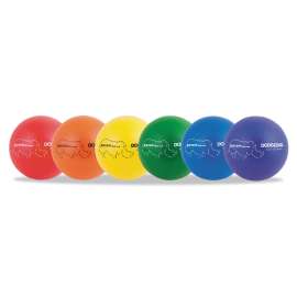 Rhino Skin Dodge Ball Set, 8" Diameter, Assorted, 6 Balls/Set