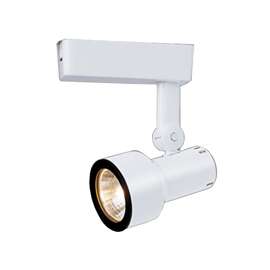 Halo LZR000406P Track Light, 0.45 A, 12 V, Polycarbonate, Black/White, Satin