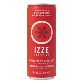 Fortified Sparkling Juice, Pomegranate, 8.4 oz Can, 24/Carton