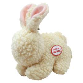 9"Fleece Rabbit Dog Toy
