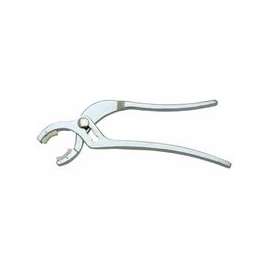 A-N Connector Pliers, Curved Jaw, 10 in Long