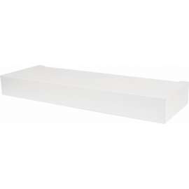 18" WHT Mod Float Shelf