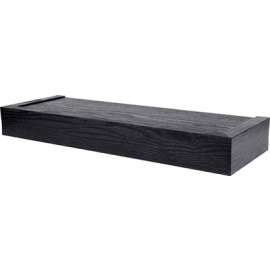 18" BLK Mod Float Shelf